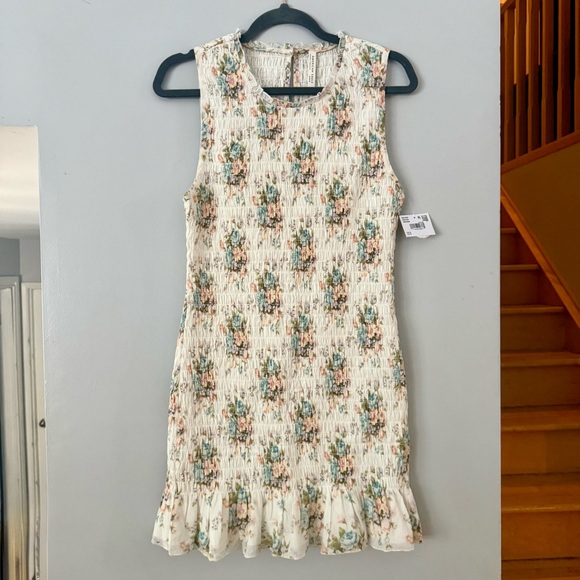 American Eagle Outfitters Ditzy Floral Brunch Sleeveless Mini Dress 100% Cotton - Picture 5 of 9